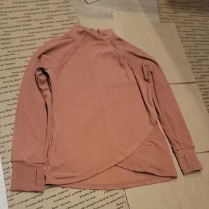 H&M Women's Cowl Neck Sweater - Dusty Pink